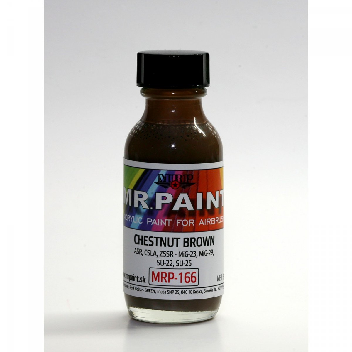 MR. Paint MRP-166 CHESTNUT BROWN 30ml – immagine 2
