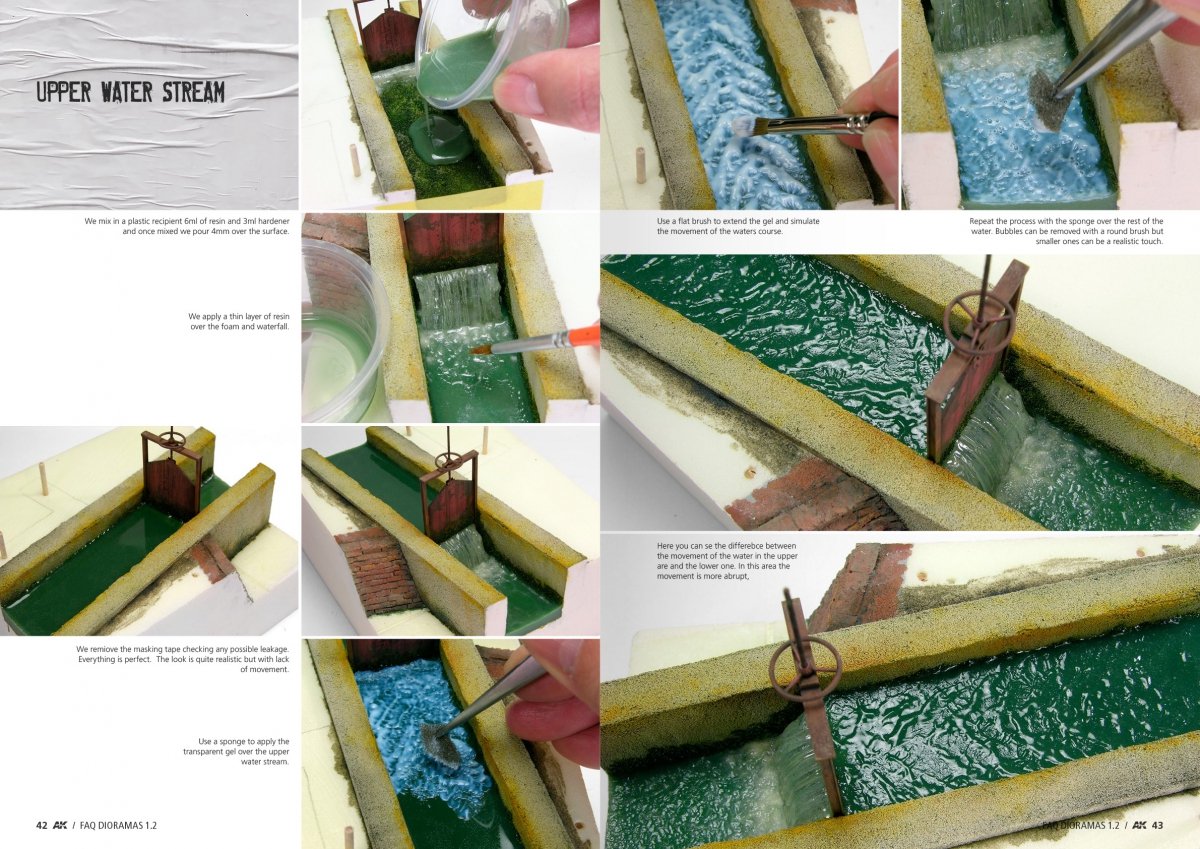 AK Interactive AK8051 DIORAMAS FAQ 1.2 EXTENSION – AGUA, HIELO Y NIEVE (espagnol) – image 3