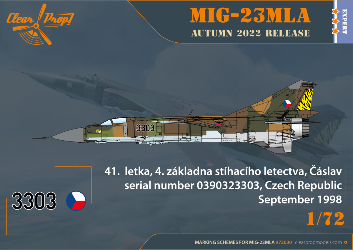 Clear Prop! CP72030 MiG-23MLA Flogger-G EXPERT KIT 1/72  – image 2