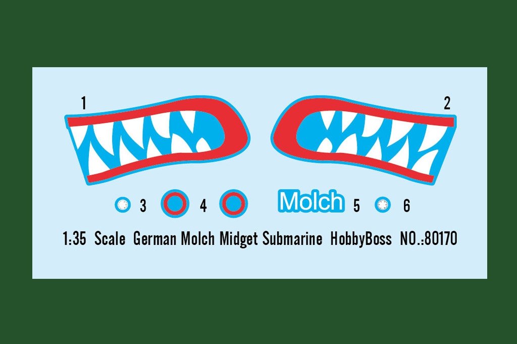 Hobby Boss 80170 German Molch Midget Submarine 1/35 – image 4