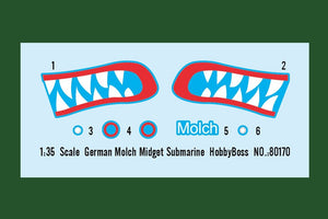 Hobby Boss 80170 German Molch Midget Submarine 1/35 – image 4