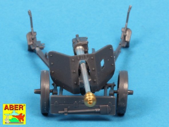 Canon de 75 mm allemand Aber 72L-56 pour PaK40 avec frein de bouche tardif, échelle 1/72 – image 5