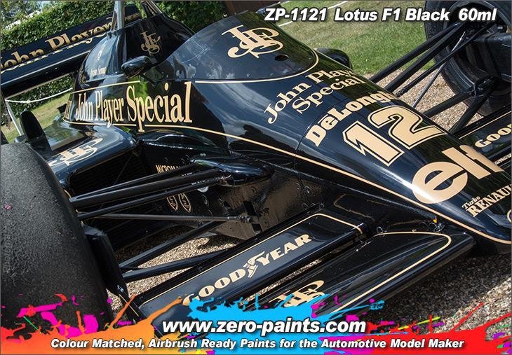 Zero Paints ZP-1121 Lotus F1 JPS Black 60ml – imagen 2