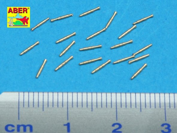 Aber 350L-22 Set of 20 pcs QF 2-pdr 40 mm Mk.VIII Pom Pom barrels for Royal Navy ships 1/350 – image 2