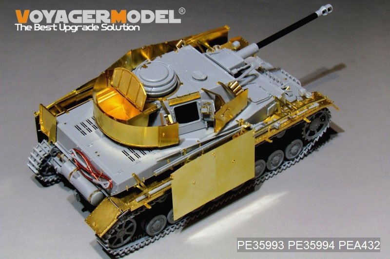 Maquette Voyager PE35993, char allemand Pz.Kpfw.IV Ausf.G (production tardive), base pour Border 35001, échelle 1/35 – image 10