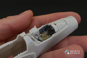 Intérieur imprimé en 3D et coloré sur papier décalcomanie Quinta Studio QD48113 Mirage 2000C (pour kit Kinetic) 1/48  – image 6