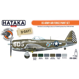Hataka HTK-CS04.2 US Army Air Force paint set (6x17ml) – immagine 3