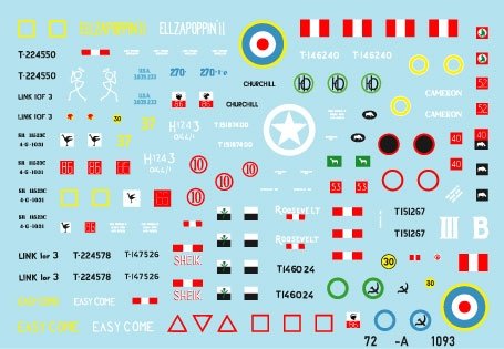 Star Decals 72-A1093 British Shermans in Italy. Sherman Mk IIA (76mm), Sherman Mk III, Sherman MK III DD. 1/72 – imagen 2