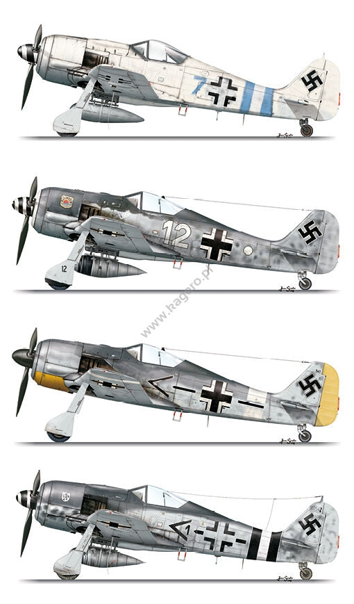 Kagero 15035 Fw 190s over Europe Part I (kalkomania/decals) EN/PL – imagen 8