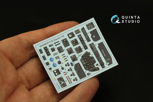 Quinta Studio QD48386 BF 110G 3D-Printed &amp;amp; coloured Interior on decal paper (Eduard) 1/48 – imagen 4