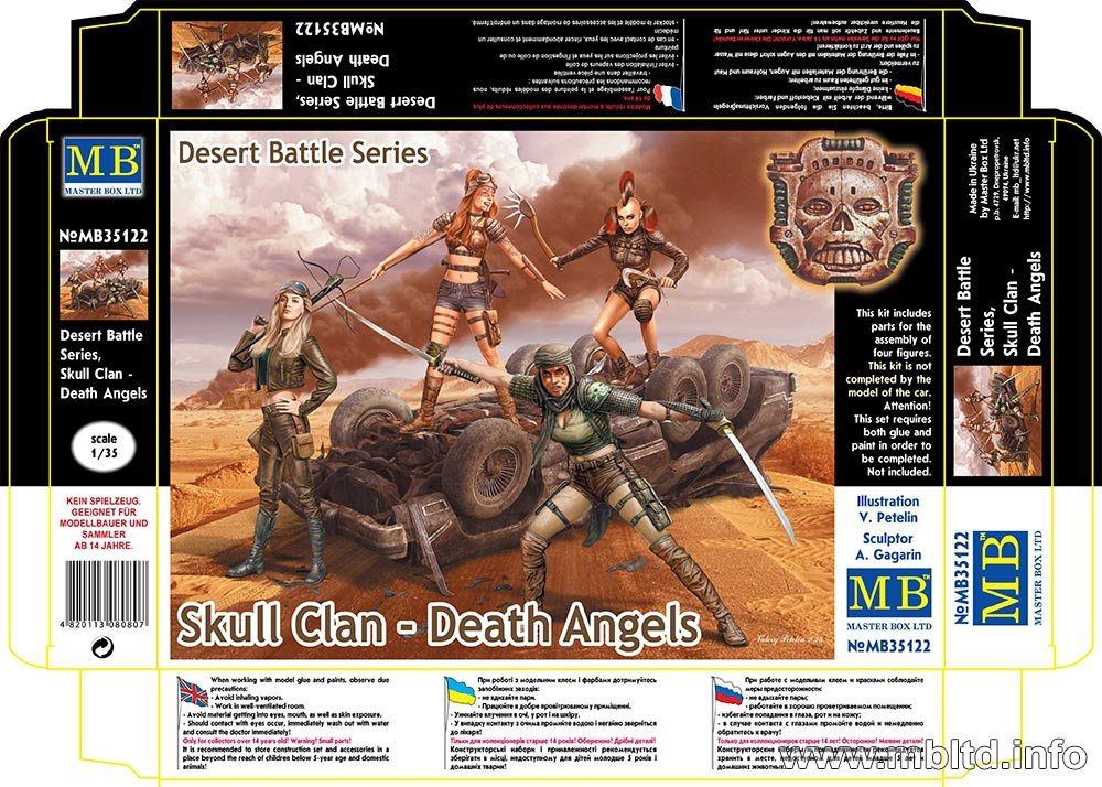 Master Box 35122 Série Bataille du Désert Clan du Crâne Anges de la Mort