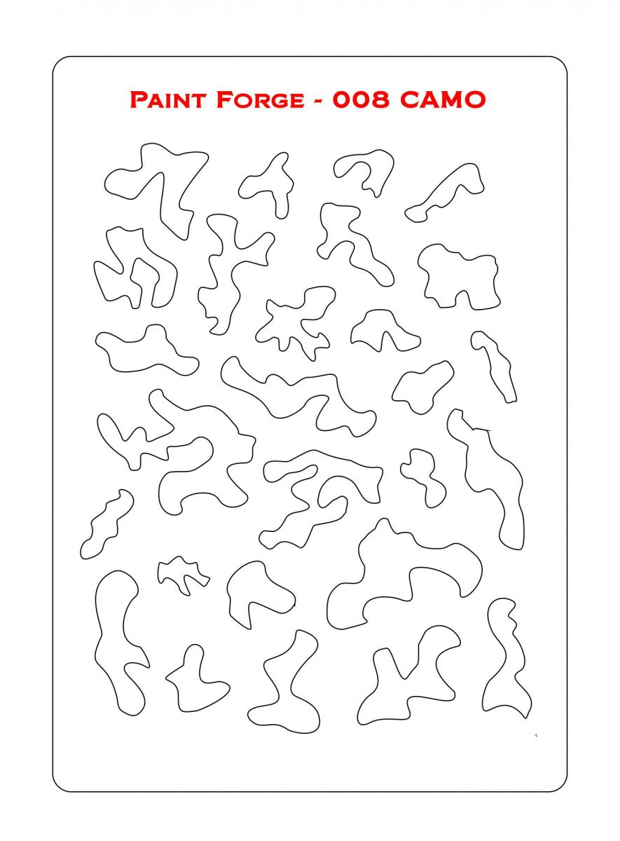 Pochoir Paint Forge PFST008M - Camouflage – image 2