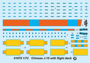 Trumpeter 01670 Chinese J-15 with flight deck 1/72 – zdjęcie 5