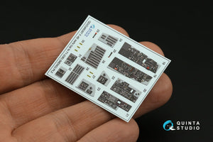 Quinta Studio QDS-48387 F-4E early with slatted wing 3D-Printed &amp;amp; coloured Interior on decal paper (Meng) (Small version) 1/48 – imagen 9