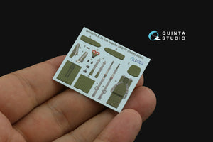 Quinta Studio QD48505 MiG-31BM 3D-Printed &amp;amp; coloured Interior on decal paper (Hobby Boss) 1/48 – imagen 6