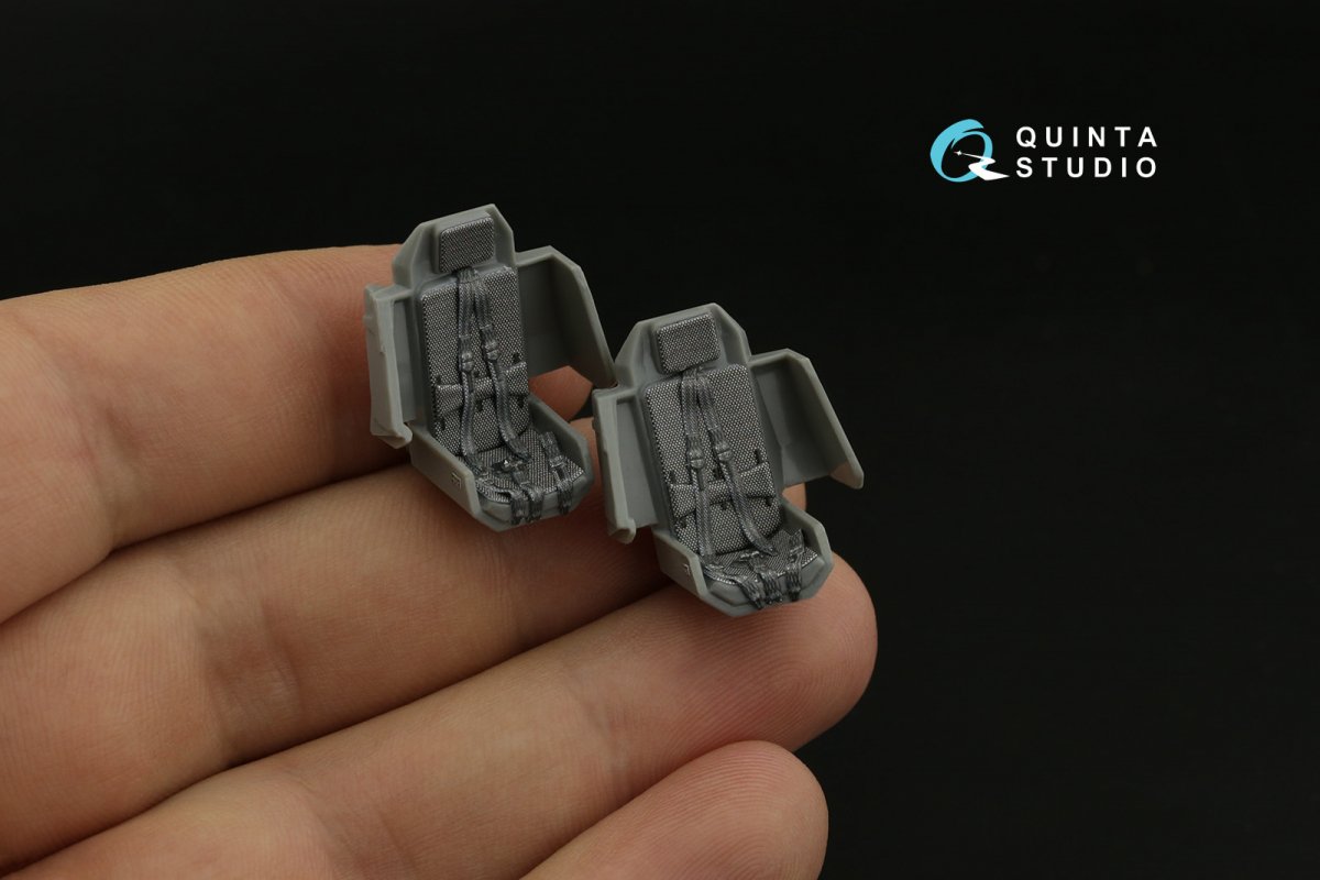 Quinta Studio QD48362 AH-64D 3D-Printed &amp;amp; coloured Interior on decal paper (Hasegawa) 1/48 – Bild 11