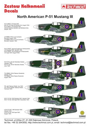 Techmod 32002 - North American P-51 Mustang III 1/32 – imagen 2