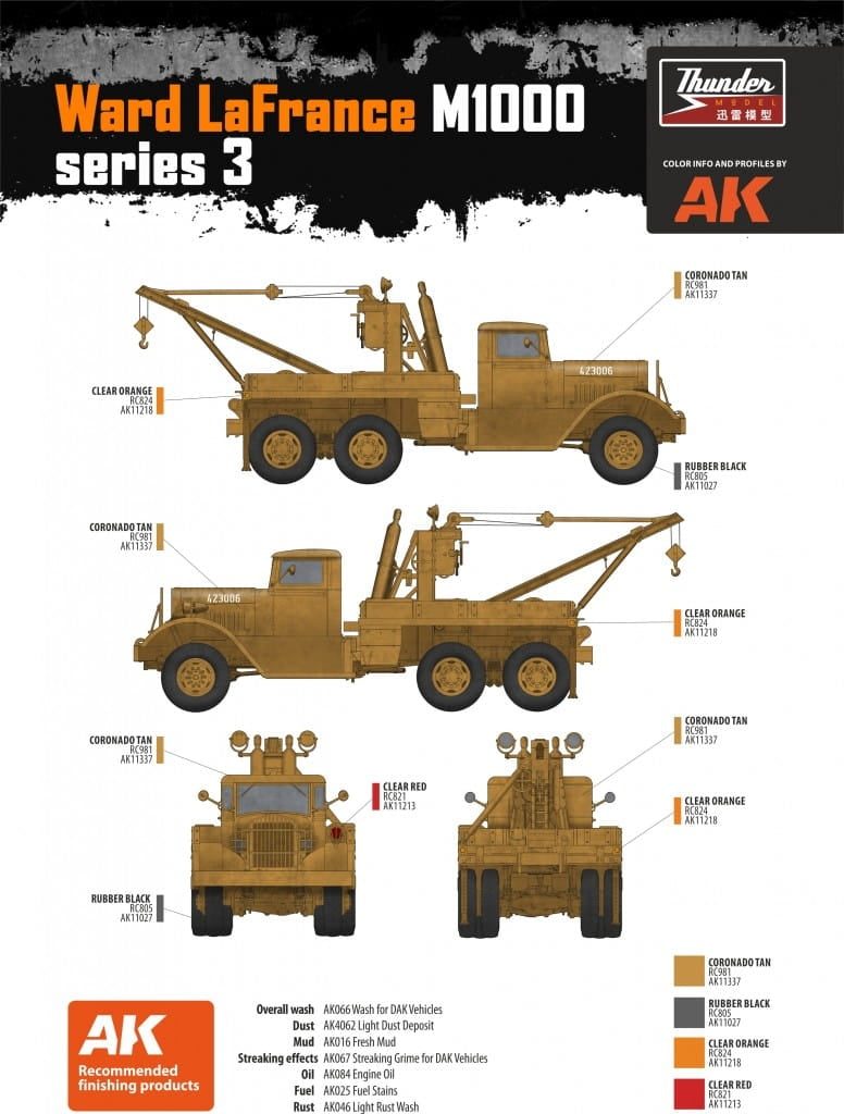 Thunder Model 35011 Heavy Wrecker Ward Lafrance Model 1000 Series 3 1/35 – Bild 9