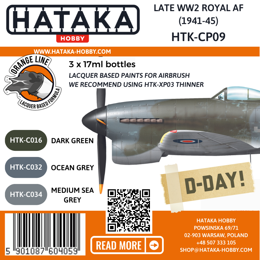 Hataka Hobby HTK-CP09 Late WW2 Royal AF (1941-45) – immagine 2