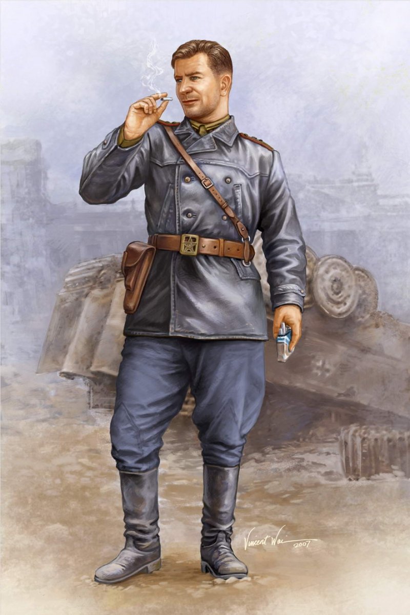 Trumpeter 00702 WWII SOVIET TANK CREW Vol.2 1/16