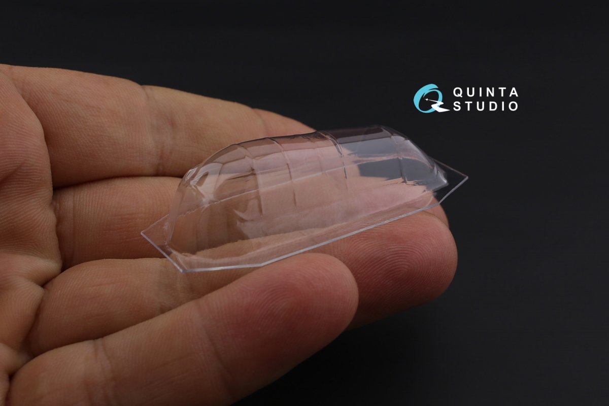Quinta Studio QC48081 Yak-2 vacuformed clear canopy (for Mars Models kit) 1/48 – immagine 3