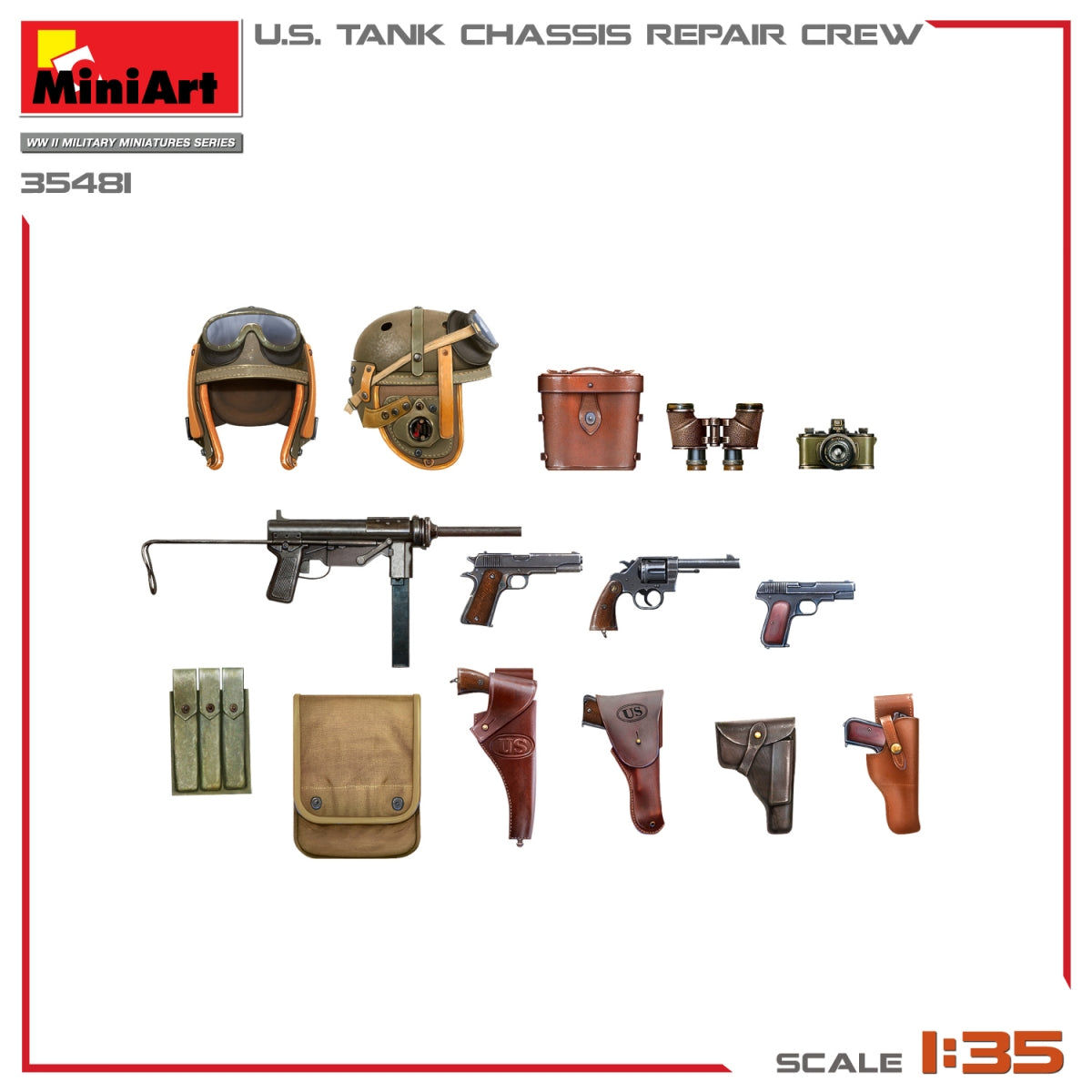 MiniArt 35481 U.S. TANK CHASSIS REPAIR CREW 1/35 – immagine 2