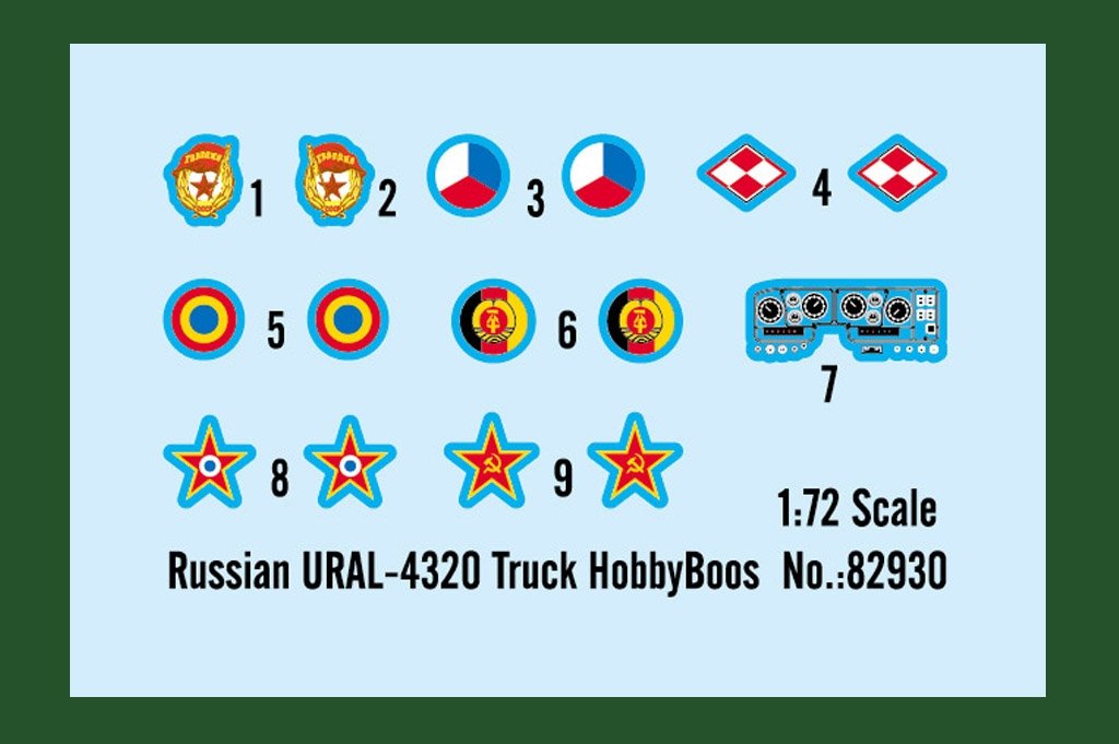 Hobby Boss 82930 Russian URAL 4320 Truck 1/72 – immagine 2
