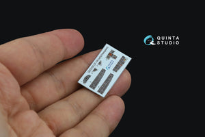 Quinta Studio QD72103 CF-104 early 3D-Printed &amp;amp; coloured Interior on decal paper (Hasegawa) 1/72 – immagine 3