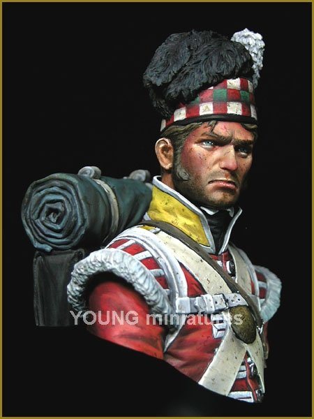 Young Miniatures YH1826 The 92nd Gordon Highlanders Waterloo 1815 1/10 – imagen 3
