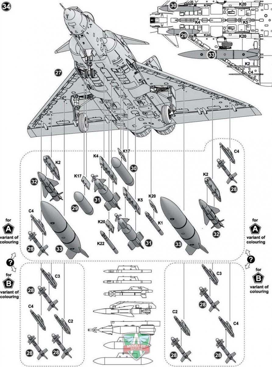 Modelsvit 72053 Mirage 4000 (version améliorée) 1/72 – image 4