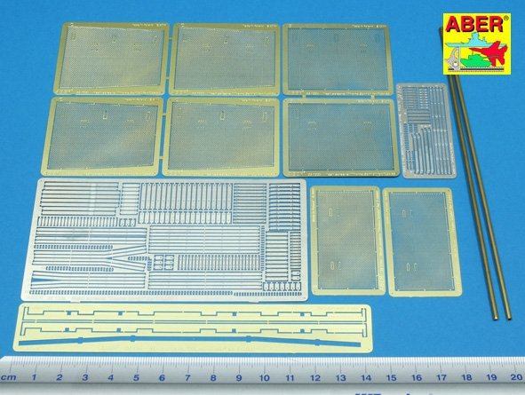 Aber 35135 Siatkowe oslony typu Thoma do czolgu T-34/85 1/35 – imagen 2