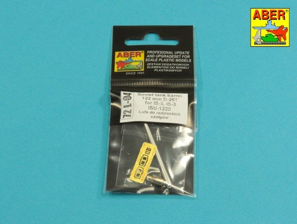 Canon Aber 72L-04 de 122 mm D-25T pour chars soviétiques IS-2, IS-3, ISU-122S / Canon de char soviétique de 122 mm D-25T pour IS-2, IS-3, ISU-122S à l&amp;#39;échelle 1/72 – image 3