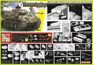 Dragon 6841 Befehls Panther Ausf.G (Premium Edition) 1/35 – imagen 2