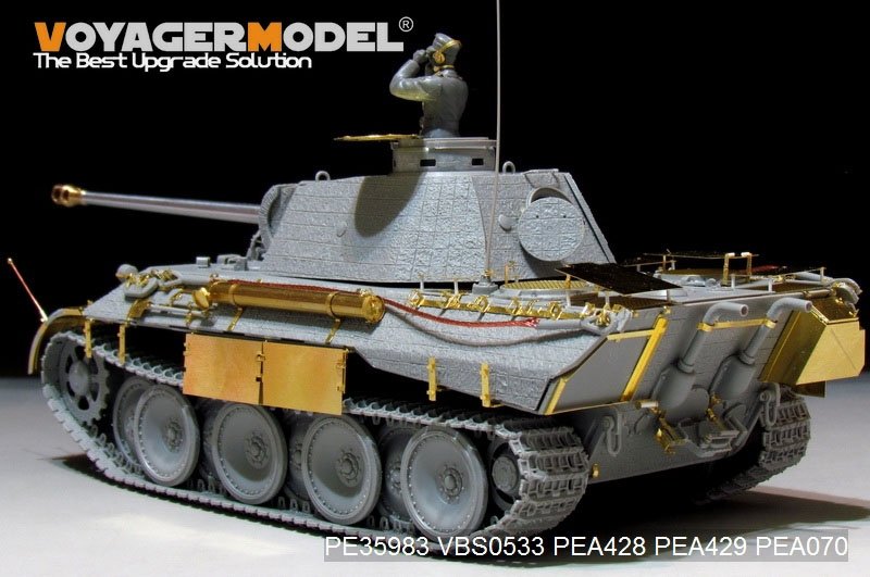Voyager Model PE35983 WWII German Panther D Tank Late version Basic For TAKOM 2104 1/35 – imagen 8