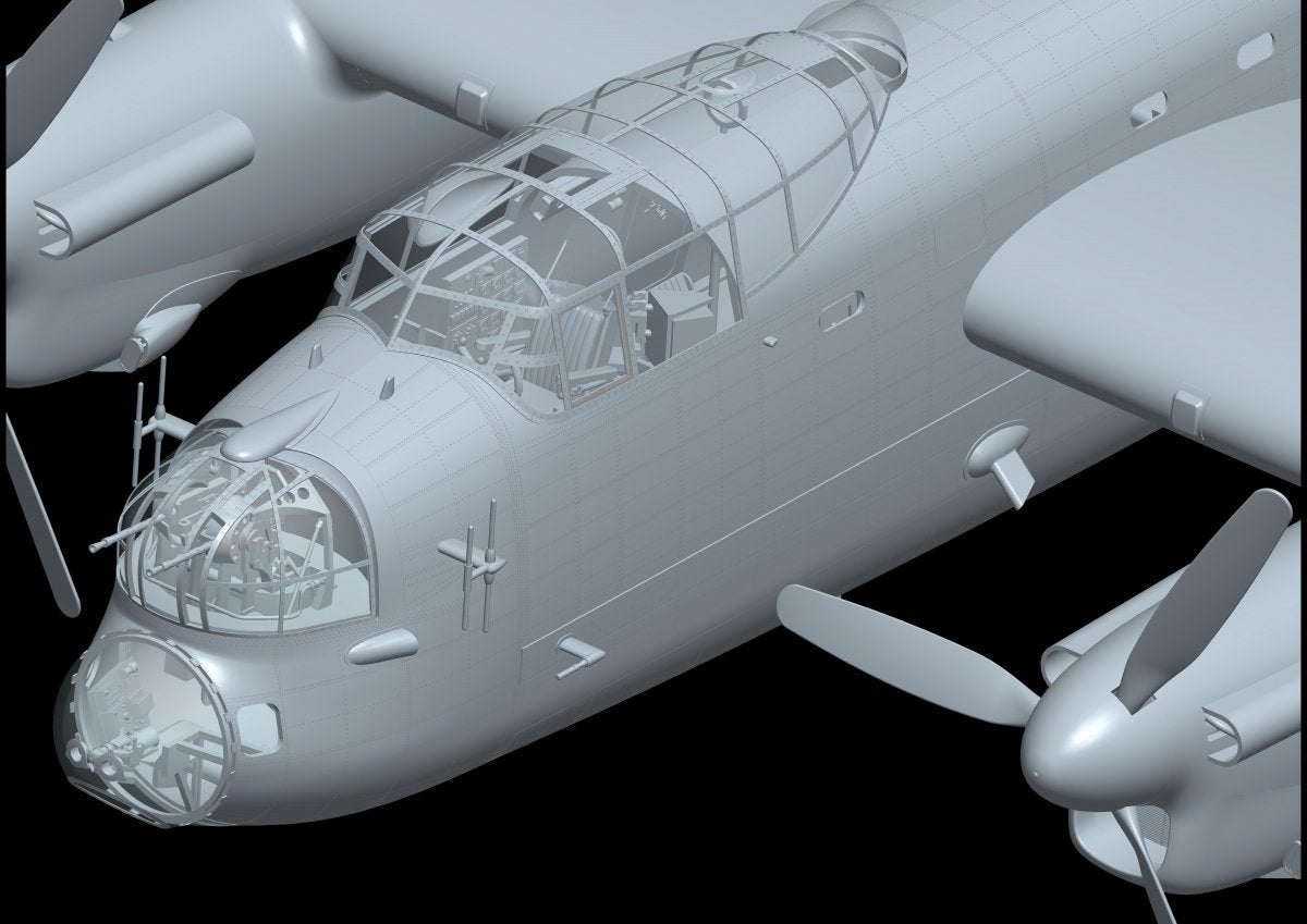 HK Models 01E012 Avro Lancaster B MkI/ B MkIII/ Dambuster 3 in 1 1/32 – Bild 3