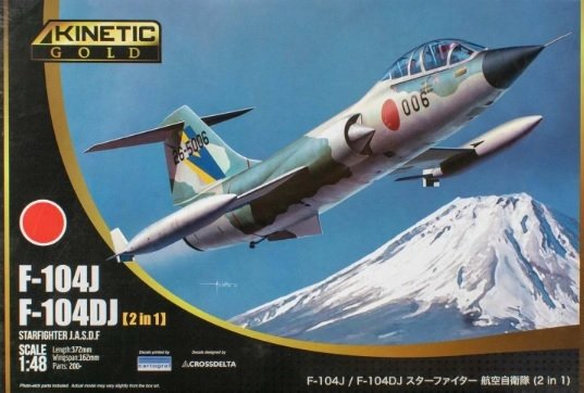 Kinetic K48092 F-104J F104DJ Starfighter JASDF (2 en 1) 1/48