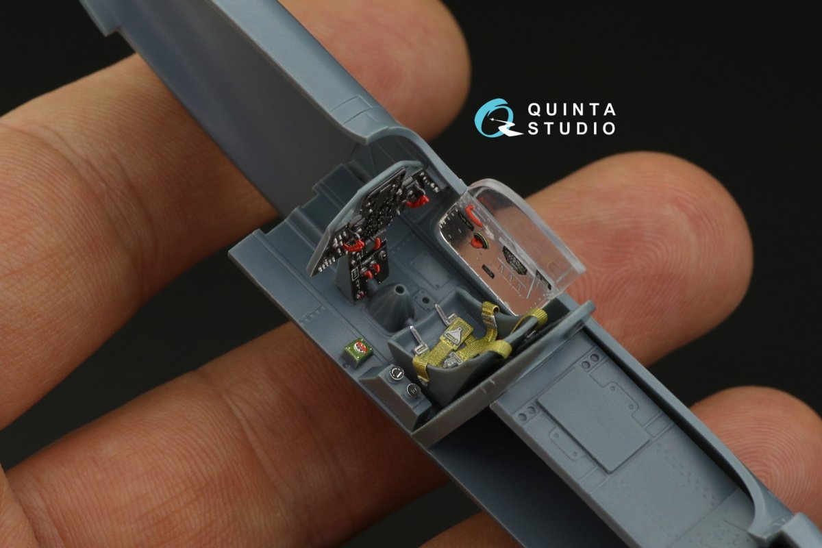Quinta Studio QD48247 P-39 3D-Printed &amp;amp; coloured Interior on decal paper ( Eduard ) 1/48 – imagen 8