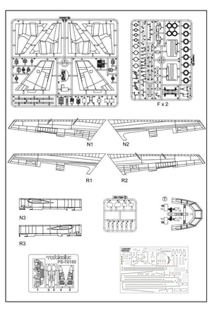 Modelcollect UA72210 B-52G Early Type 1967-1972 in Linebacker II Vietnam war 1/72 – imagen 12