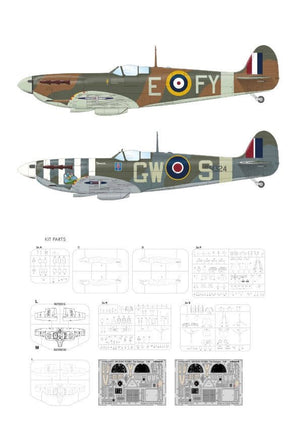 Eduard 11153 SPITFIRE STORY The Sweeps Spitfire Mk.Vb Limited edition 1/48 – imagen 2