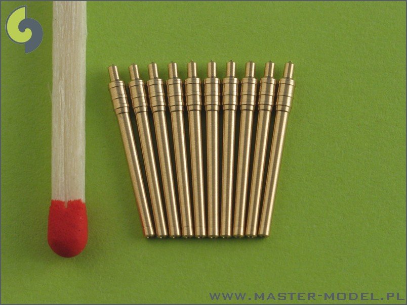 Master SM-700-009 IJN 36cm/45 (14in) Vickers and 41st Year Types barrels (8pcs) - Kongo, Fuso and Ise classes – imagen 4