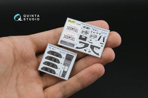 Quinta Studio QD24008 Honda NSX NA1 Japanese version 3D-Printed &amp;amp; coloured Interior on decal paper (Tamiya) 1/24 – imagen 4