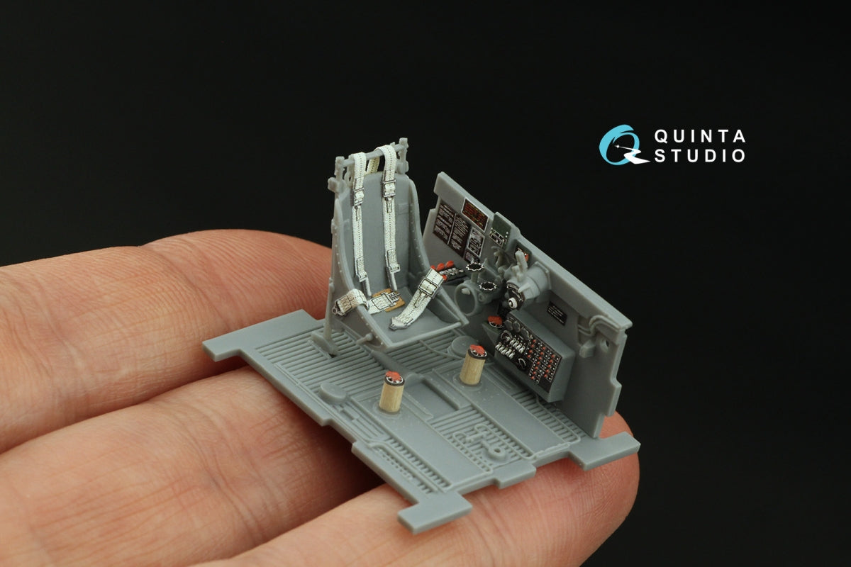 Quinta Studio QD48434 P-47D-25 Thunderbolt Intérieur coloré imprimé en 3D sur papier décalcomanie (Miniart) 1/48  – image 8