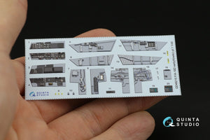 Quinta Studio QD48215 F/A-18D Early 3D-Printed &amp;amp; coloured Interior on decal paper (Kinetic) 1/48 – Bild 8