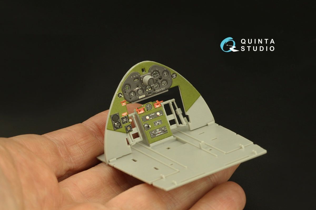 Quinta Studio QD32189 F6F-3E/N Hellcat 3D-Printed coloured Interior on decal paper (Trumpeter) 1/32 – imagen 9
