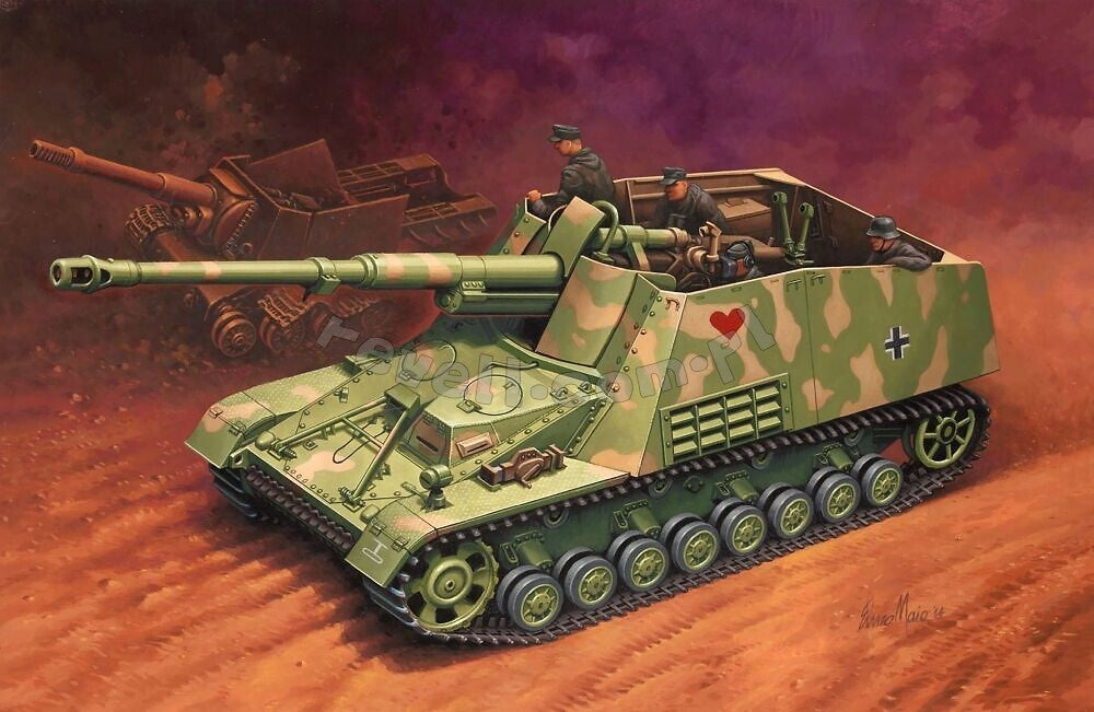Revell 63358 Sd.Kfz. 164 Nashorn - model set 1/72 – immagine 3