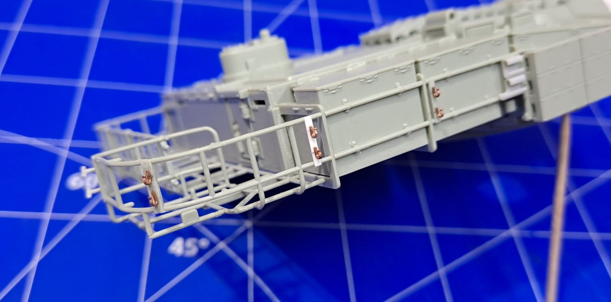 Eureka XXL ER-3575 K2 Black Panther MBT Towing Cables &amp;amp; Holders (Academy) 1/35 – immagine 11