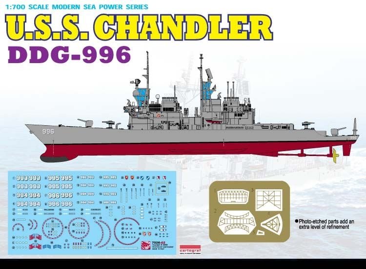 Dragon 7026 U.S.S. Chandler DDG-996 1/700 – immagine 2