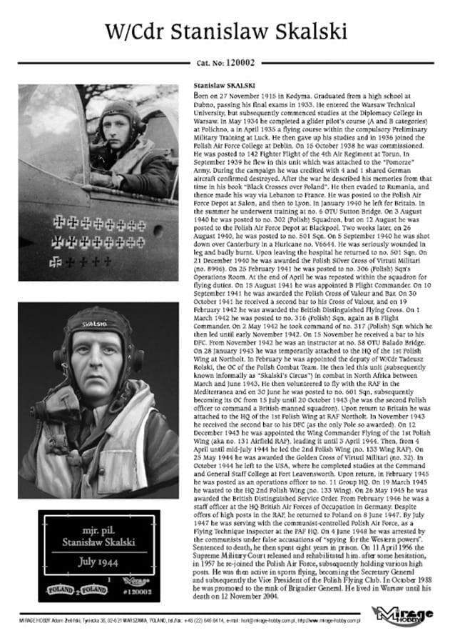 Mirage 120002 W/Cdr Stanisław SKALSKI (July 1944) 200mm – imagen 3