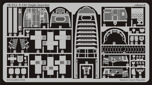 Eduard 49274 F-15C interior 1/48 Hasegawa – imagen 2