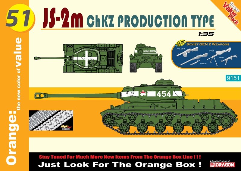 Cyber Hobby 9151 JS-2m ChZK Production Type 1/35